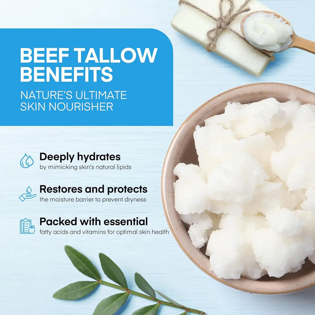 Tidesmit Copper Peptides PDRN GHK-Cu beef tallow blue balm texture detail for dry mature skin face moisturizer