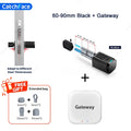 IP66 Waterproof 2026 New Generation TUYA APP Fingerprint Password Digital RFID Card Cylinder Smart Door Lock 60-90 90-120