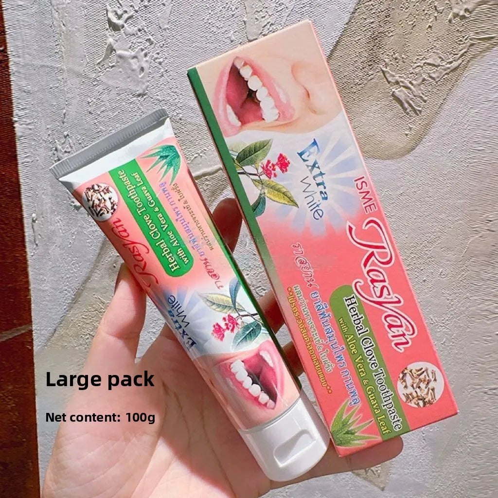 Tidesmit RASYAN herbal teeth whitening toothpaste for removing coffee stains and treating bad breath