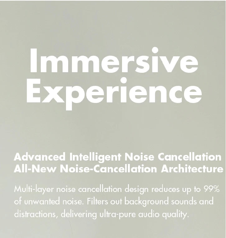 Tidesmit Wireless Headphones with Active Noise Cancellation - Over-Ear Tidesmit