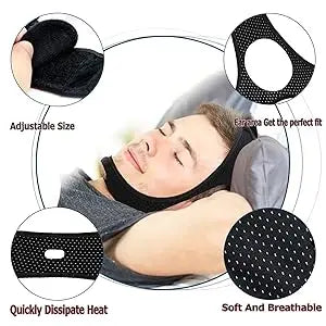 Chin Strap for Sleeping,Anti Snoring Chin Strap for CPAP Users,Keep Mouth Closed for Effectively Reduce Snoring