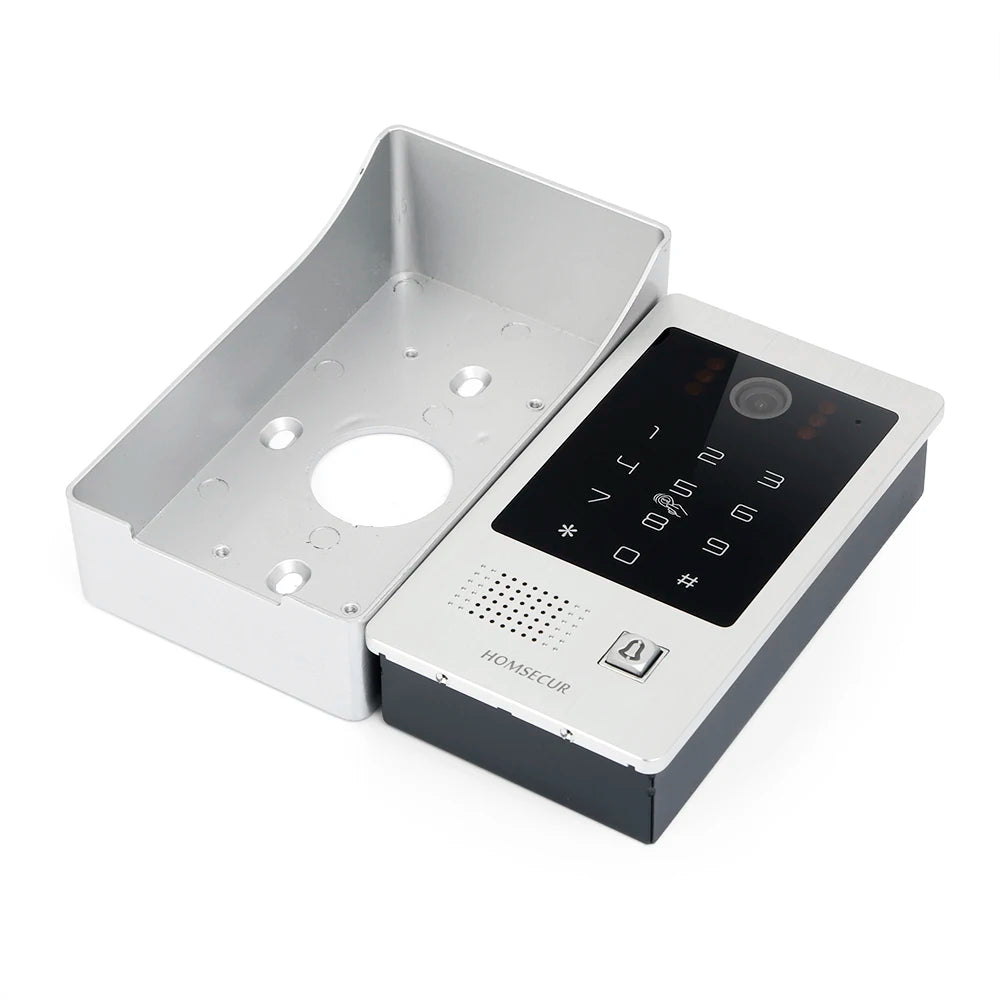 IP65 Intercom Doorbell Camera B09AF Password RFID Access 110° View Angle for HOMSECUR 4 Wire Tuya 1080P HD Video Home DoorPhone
