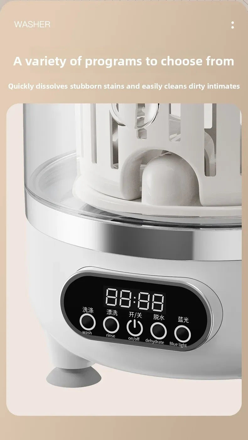 HUIBAOGE Mini Portable Washing Machine USB 20V
