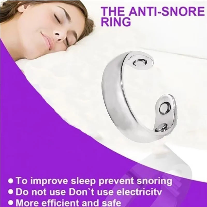 Anti Snoring Acupressure Ring - Adjustable Natural Sleep Aid Tidesmit Tidesmit