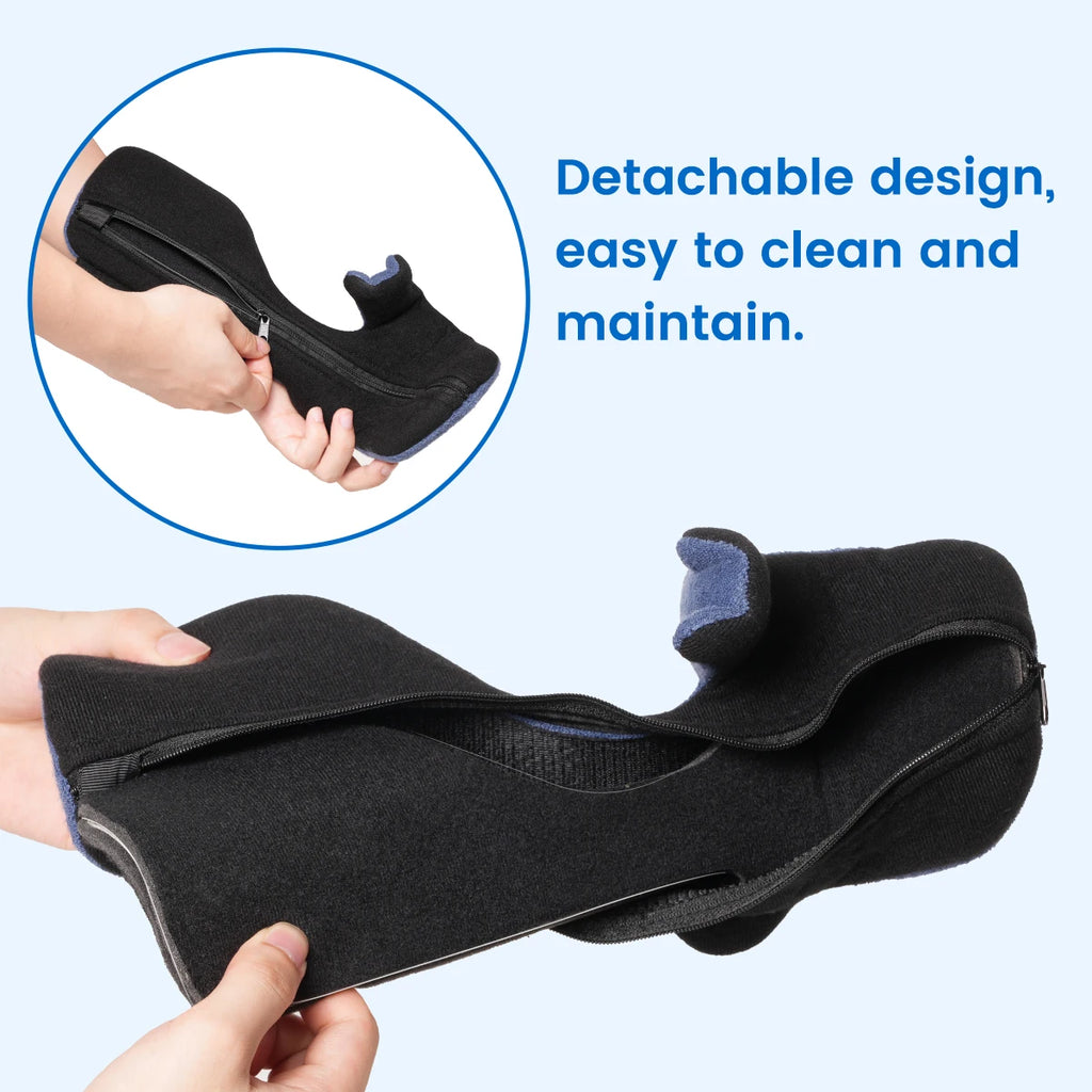 VELPEAU Hand Splint Adjustable for Carpal Tunnel Syndrome, Sprain and Arthritis, Wrist Brace Immobilizer Fixs Finger in Stroke