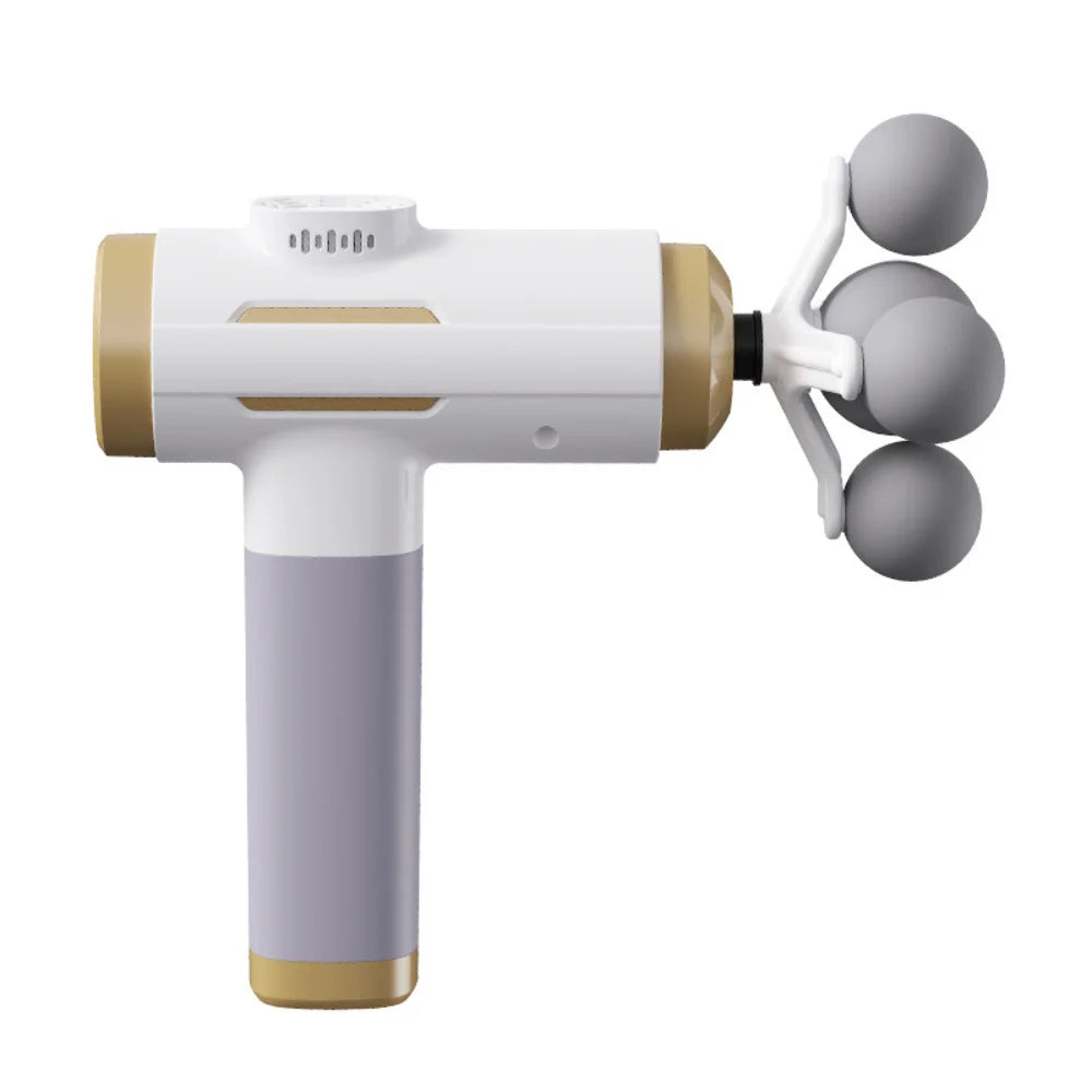 Electric Muscle Massage Gun - 99-Speed Deep Tissue Recovery - White Fascia Gun Tidesmit