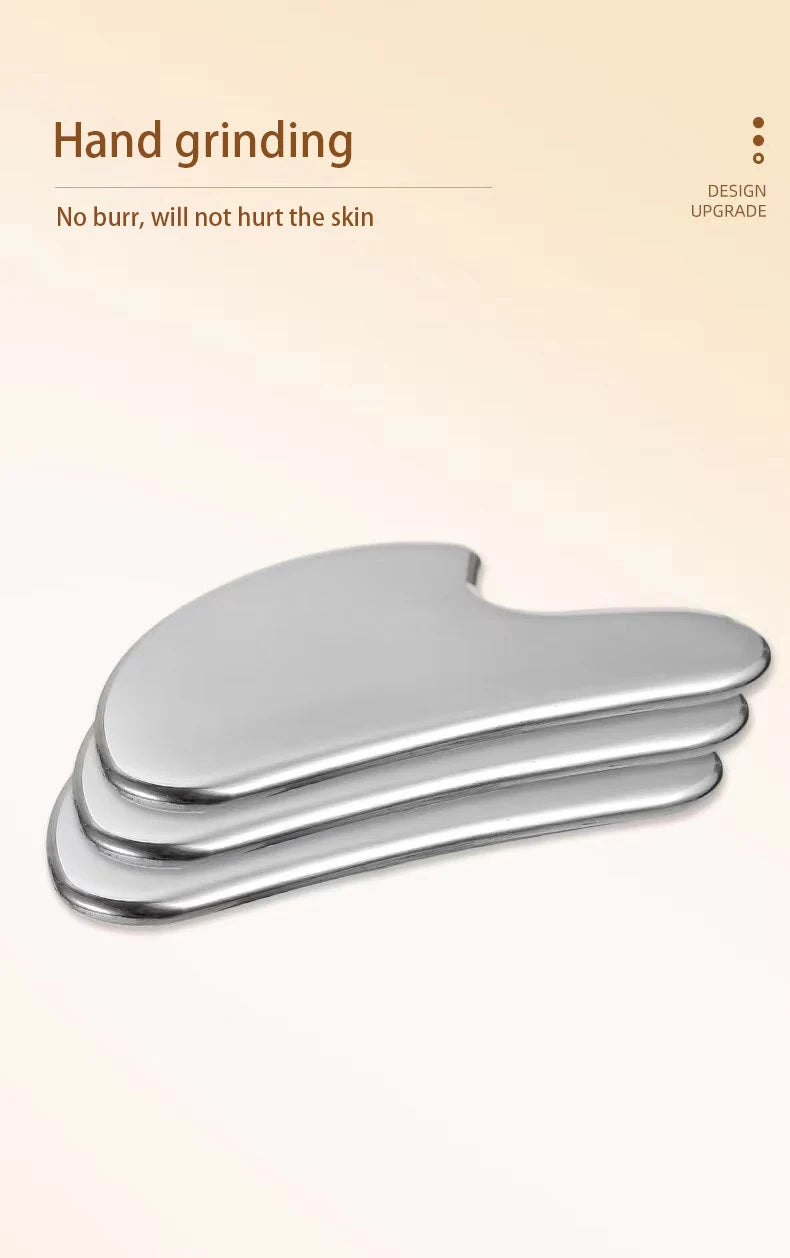 Stainless Steel Gua Sha Tool - Facial Lifting and Deep Tissue Massage Body Shaping Massage Equipment Tidesmit