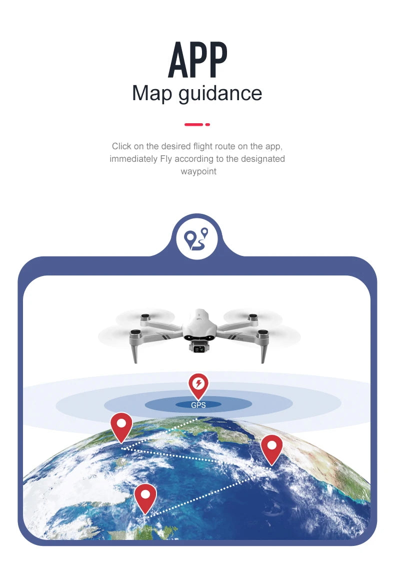 GPS Drone with 8K Dual Camera - Foldable Brushless Quadcopter Tidesmit