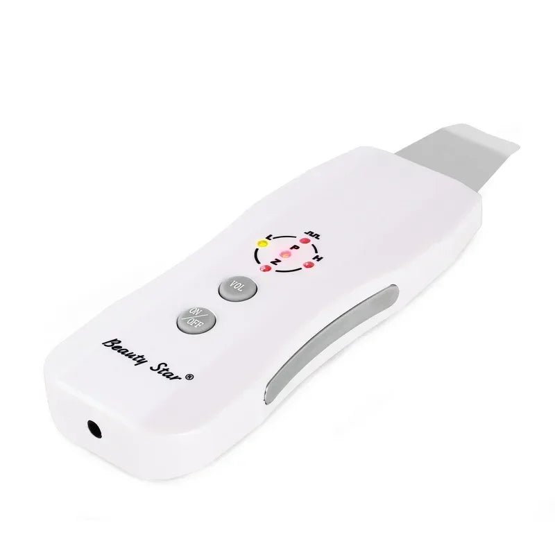 Ultrasonic Skin Scrubber | Deep Pore Cleaning Tool | USB Rechargeable Scrubs Treatments Tidesmit