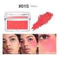 Tidesmit matte peach cheek tint blush palette swatch showing waterproof face contouring and rouge texture detail