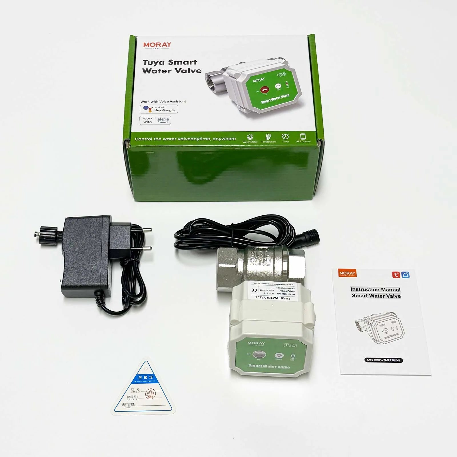Intelligent Wifi Water Valve IP67 Suitable For Gardens Ponds And Greenhouses Compatible With Smart Life  Alexa and Google Home