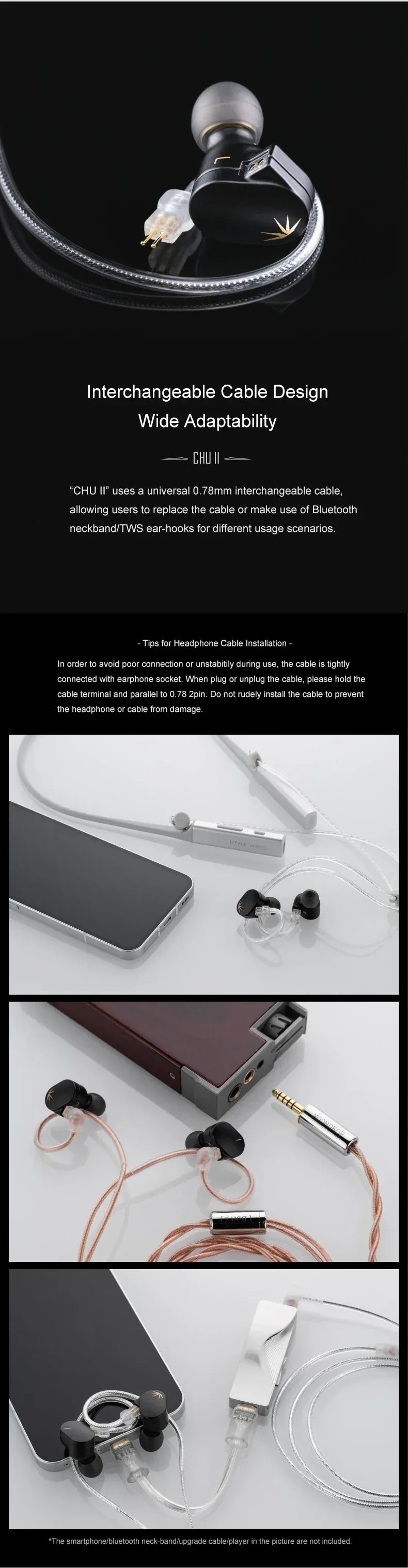 Moondrop Chu II Wired In-Ear Monitors with Dynamic Driver - Tidesmit Tidesmit