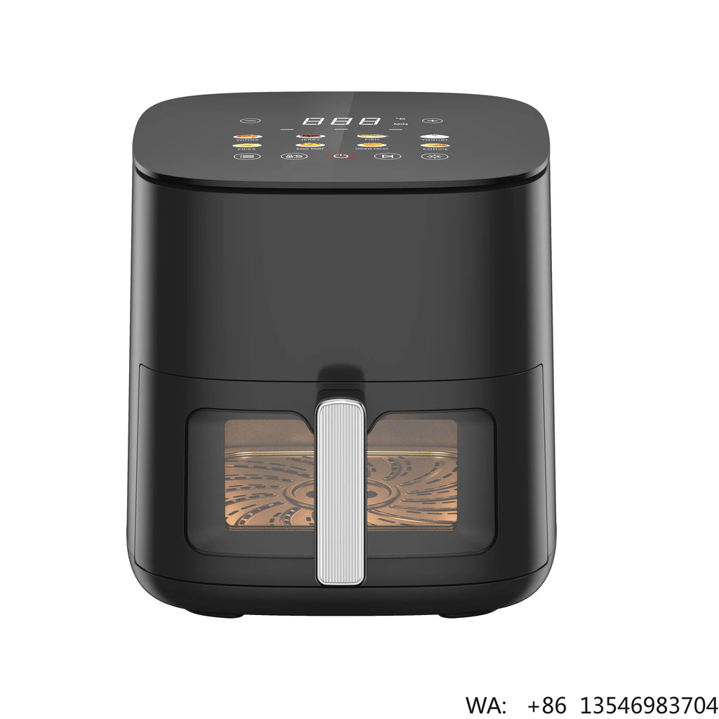 3L 5L 7L Modern Square Air Fryer with Stainless Steel Heating Plate and LCD Display Factory Direct Sale Oil-Free Oven