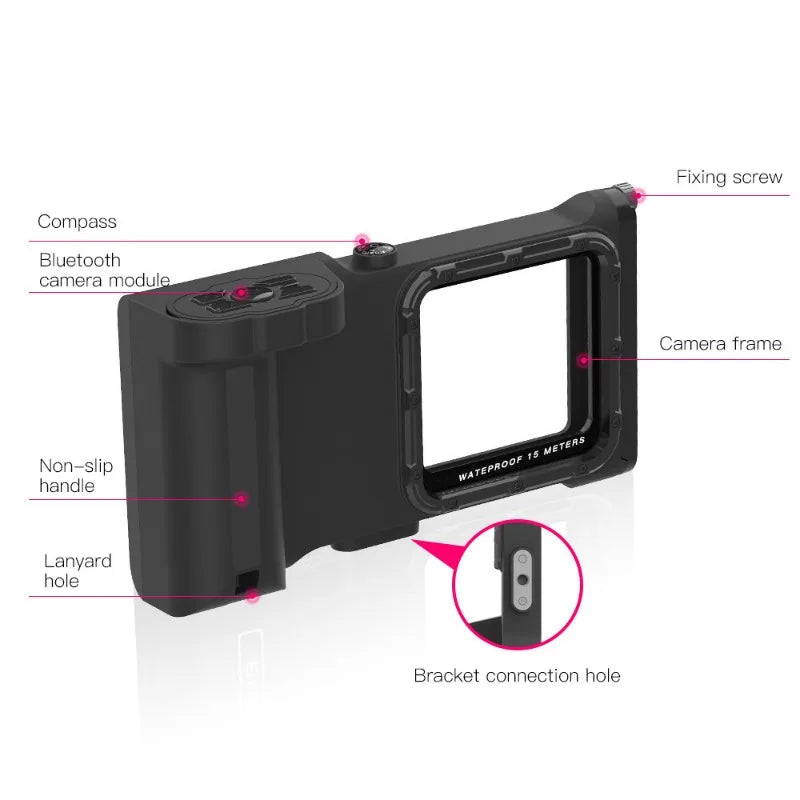Samsung Galaxy Waterproof Diving Case with Bluetooth Remote Control Tidesmit