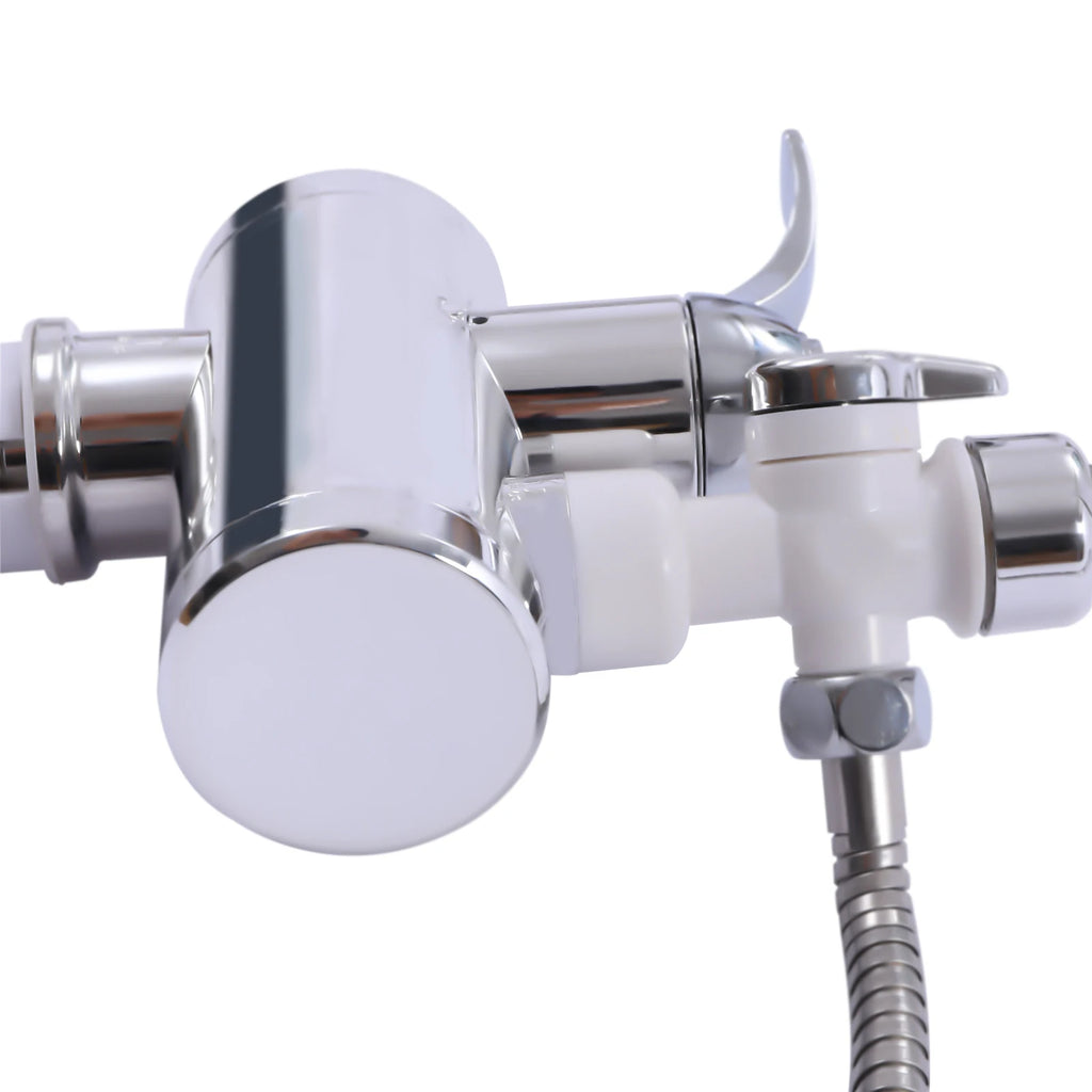 3000W Instant Electric Water Heater,360° Rotating Electric Faucet Through Heater W/ Shower,LCD Digital Display Screen