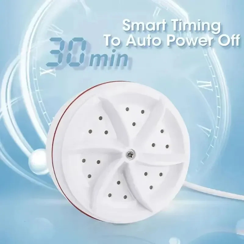Tidesmit Portable Mini Turbo Washer 220V White