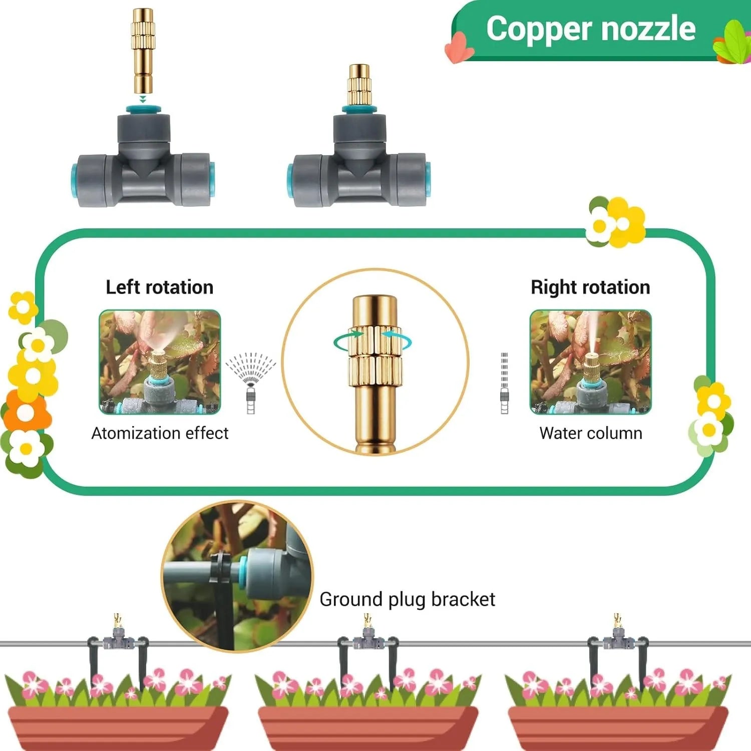 20/30M DIY Drip Irrigation System Automatic Watering System Garden Hose Micro Drip Garden Watering Kits Adjustable Drippers