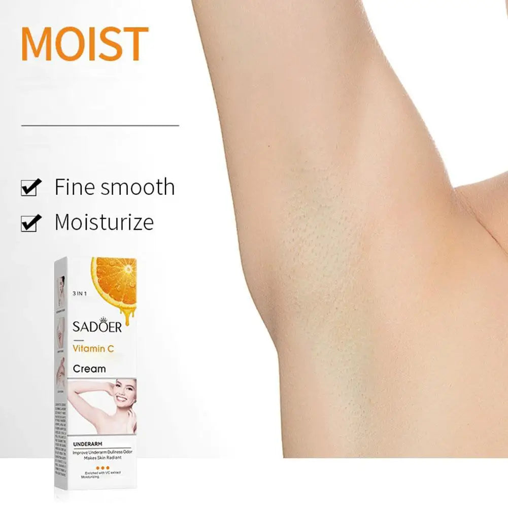 50g VC Underarm Whitening Cream Niacinamide Body Lotion Moisturizing Hydrating Dry Skin Repair Brightening for women body care