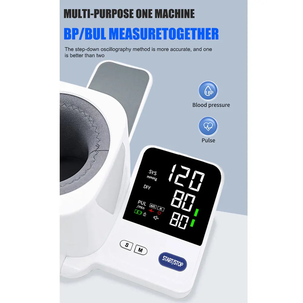 Blood Pressure Monitors for Home Use, Blood Pressure Machine Upper Arm with Large Wide Cuff Automatic Digital BP Machine