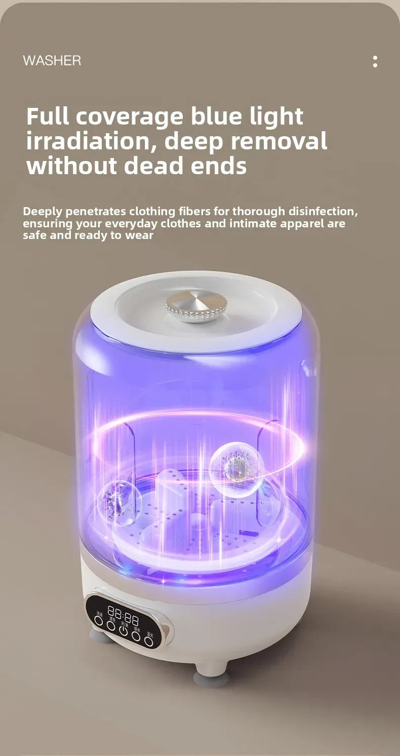 HUIBAOGE Mini Portable Washing Machine USB 20V
