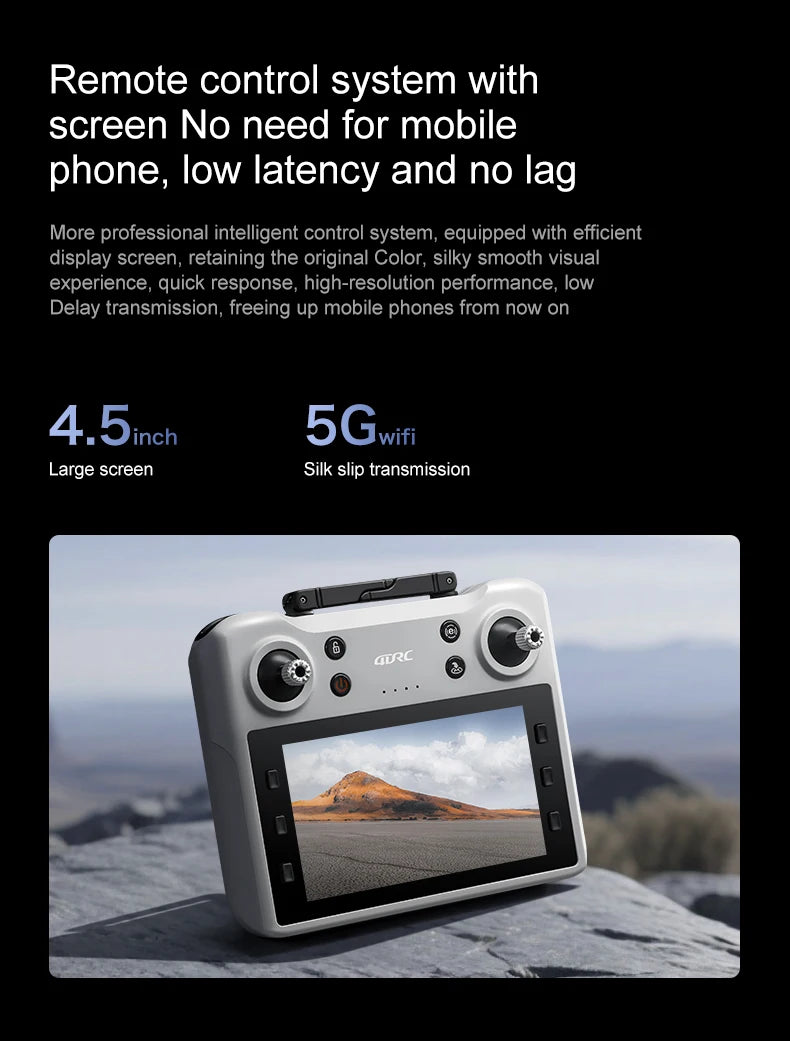Tidesmit 4K GPS Foldable Camera Drone with Obstacle Avoidance Tidesmit