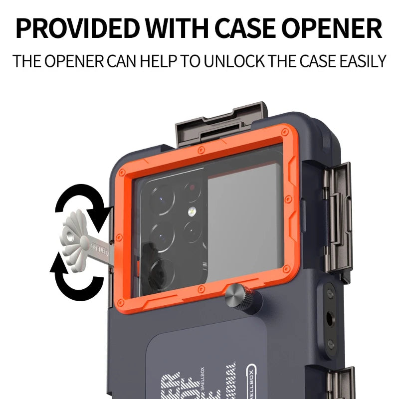 IP68 Waterproof Phone Case for Diving - Military-Grade Protection Tidesmit