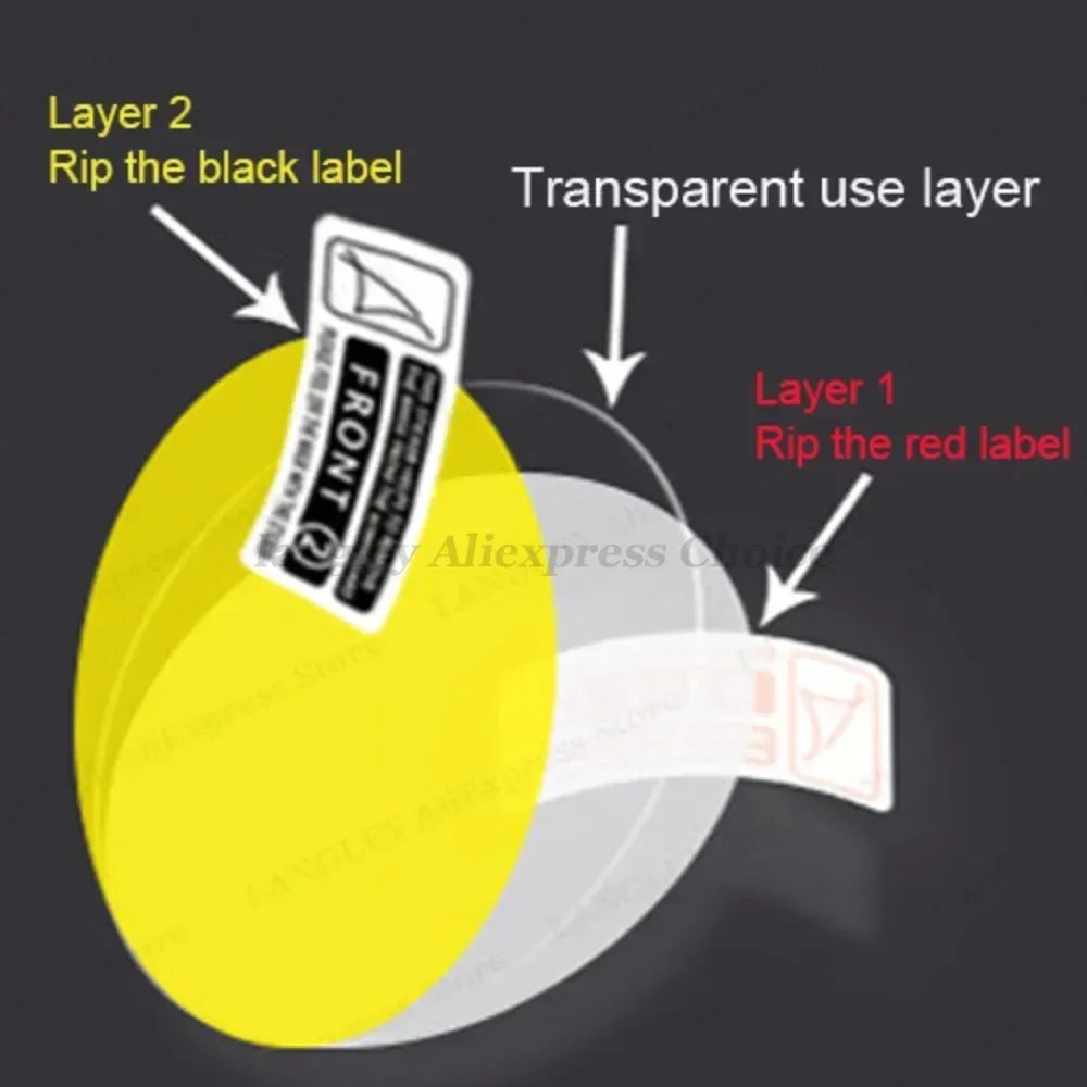 MoonSwatch Screen Protector TPU Film - Anti-Scratch & HD Clear (10 Pack) Tidesmit