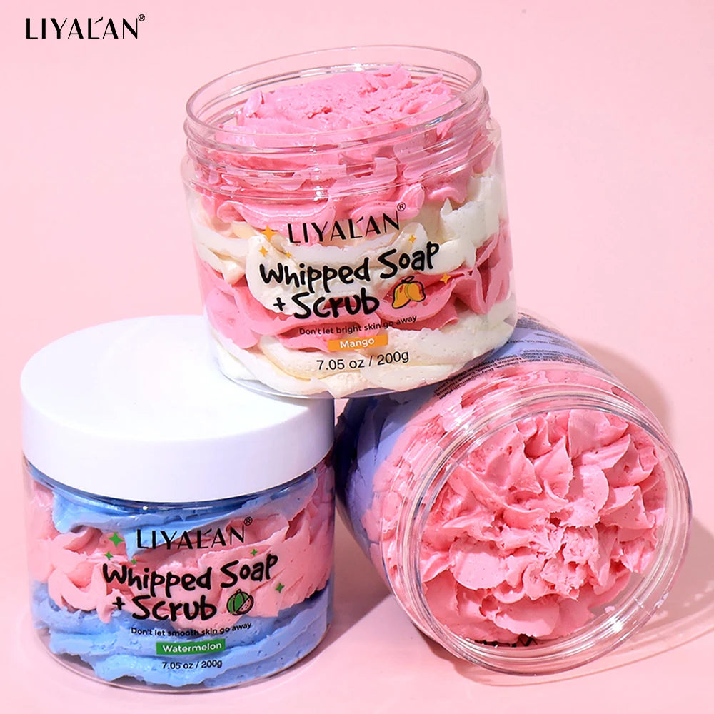 Whipped Body Scrub | Exfoliating Cleanser 200g - Tidesmit Mango Scrubs Treatments Tidesmit