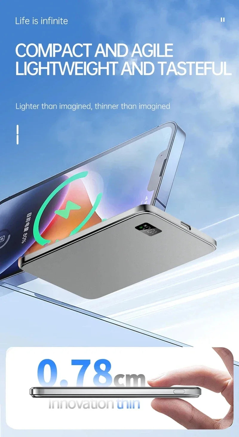 Tidesmit Magnetic Wireless Power Bank | Fast Charging Portable Charger Tidesmit
