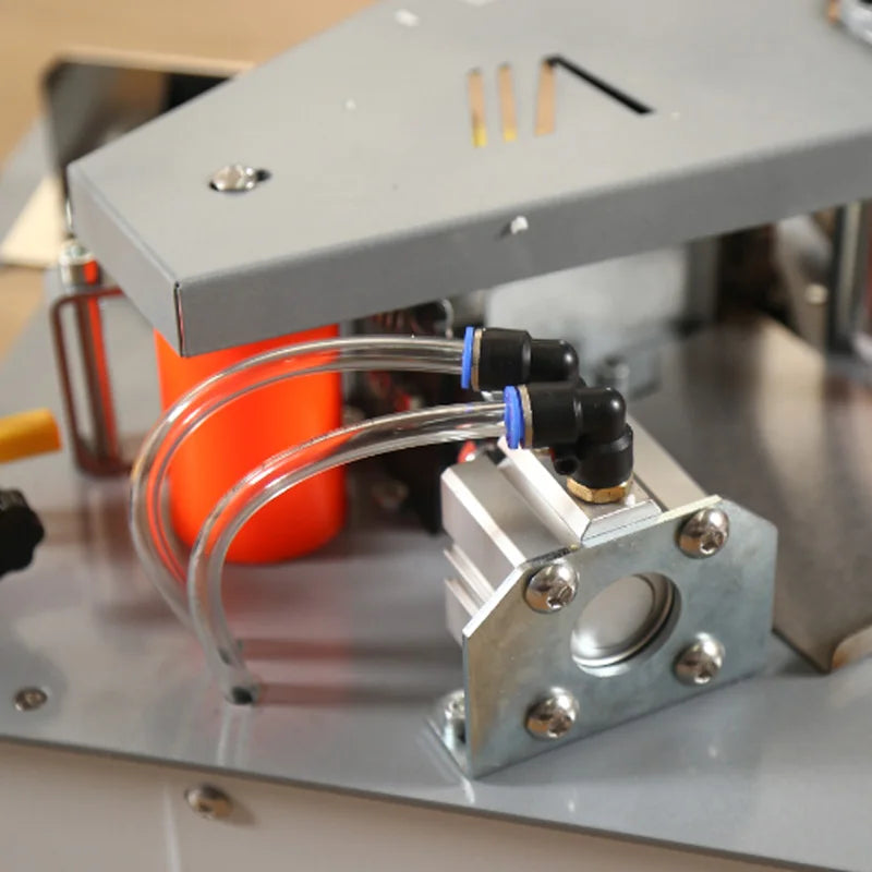 220V Mini Edge Banding Machine from Poland Woodworking Home Decoration Curved Straight Line Saw Table Edge Banding Machine Tools