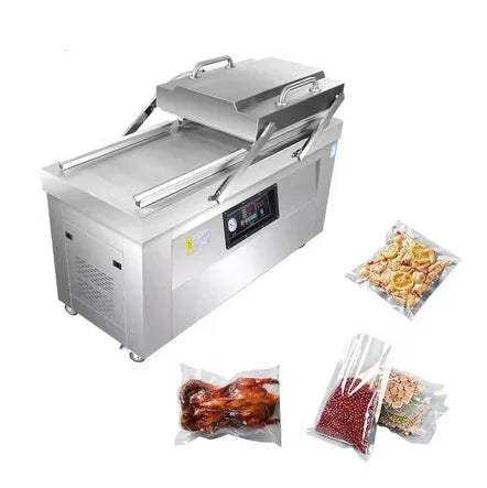Sealing Length Double Chamber Vacuum Packaging Machinery Heavy Duty Dual Chamber Vacuum Sealer for Sausage