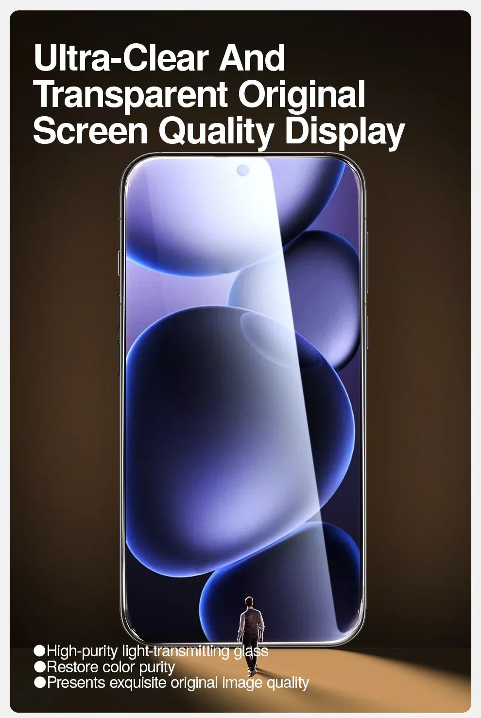 Oppo Find X8 Pro Tempered Glass Screen Protector with Dust-Free Kit Tidesmit