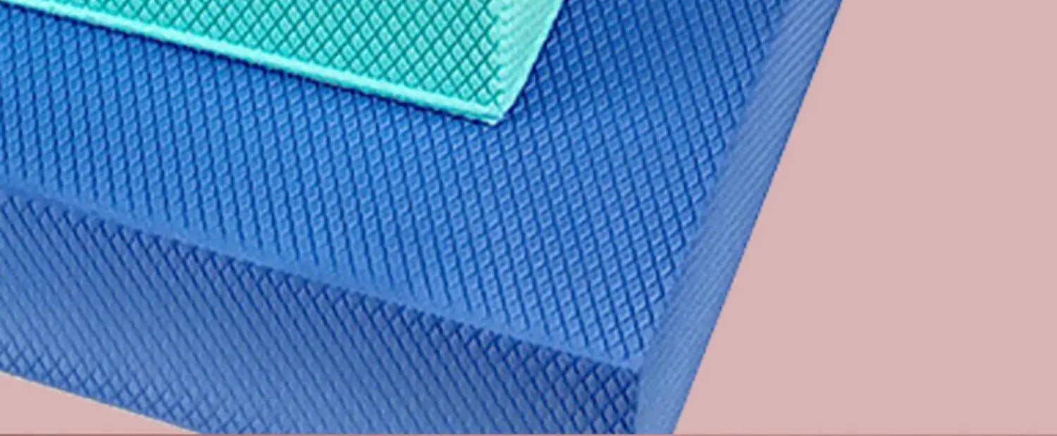 TPE Yoga Balance 6cm Mat Fitness Yoga Equipment Adult Plank Kneeling Mat Yoga Core Training Thickened Cushioned Exercise Mat