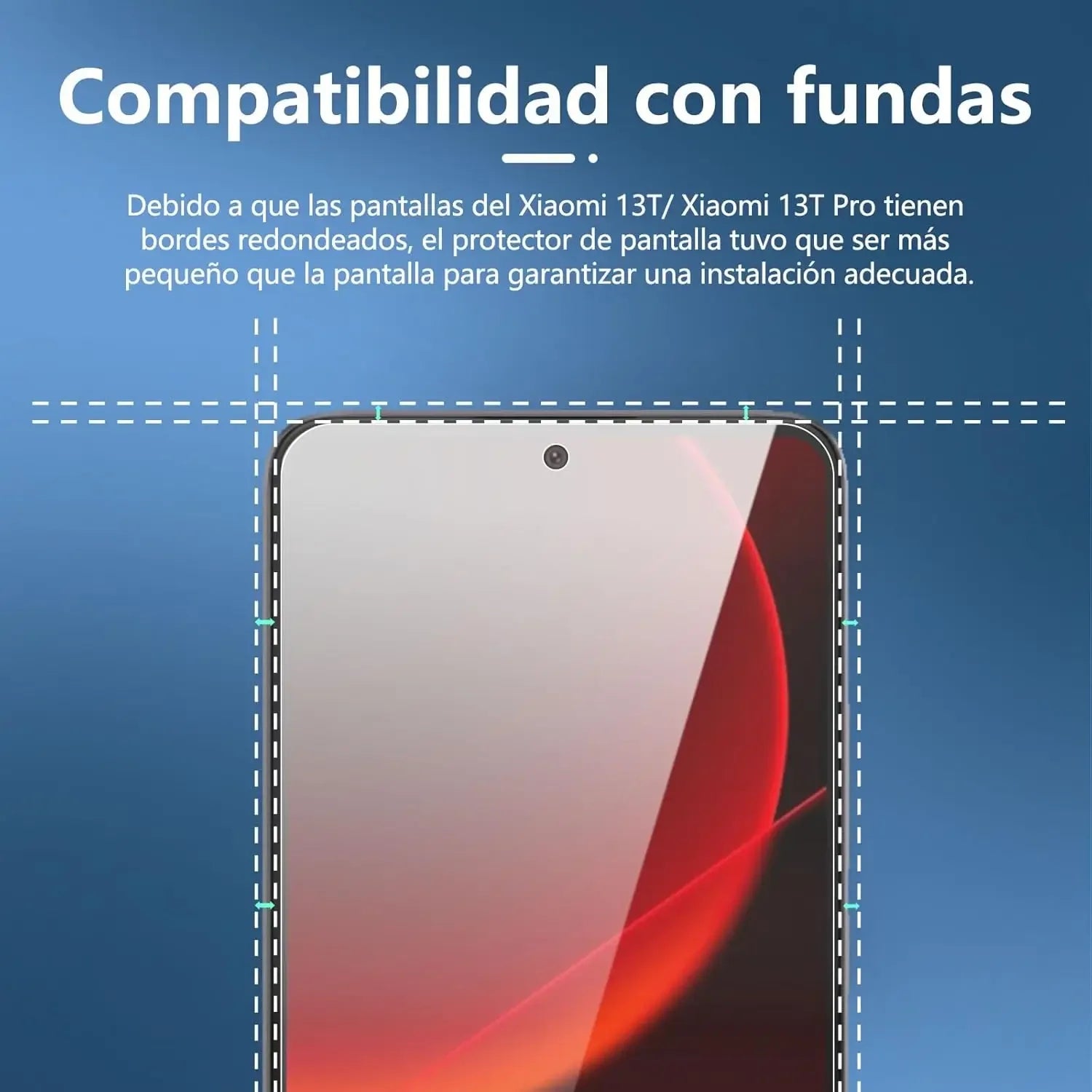 Xiaomi 13T Pro Screen Protector - 9H Hardness Tempered Glass Film Tidesmit