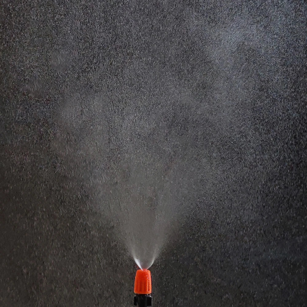 20PCS 1/4 Inches Nozzle Dripper Watering Sprayer Misting Atomizing Sprinkler Garden Drip Irrigation System w/ Hose Tee Connector