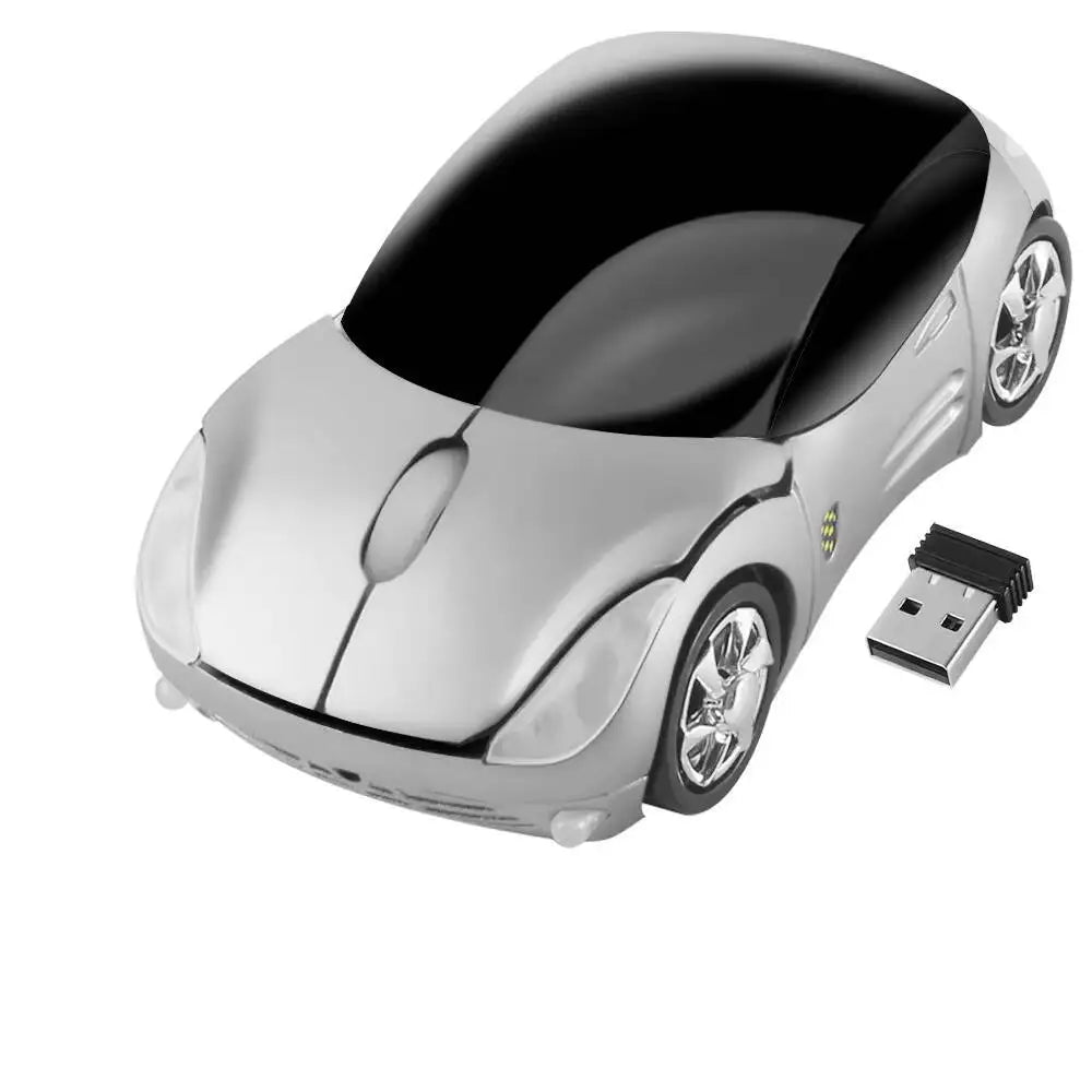 Portable Multiple Vehicle-Shaped Wireless Mouse Ergonomcis Mute Keys Optical Mause For Desktop Notebook Accessories Kids Gifts