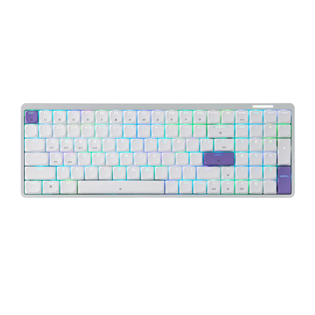 EPOMAKER LUMA100 Anodized Aluminum Mechanical Keyboard 96% QWERTY ANSI US Tri-Mode Wireless 3000mAh Battery