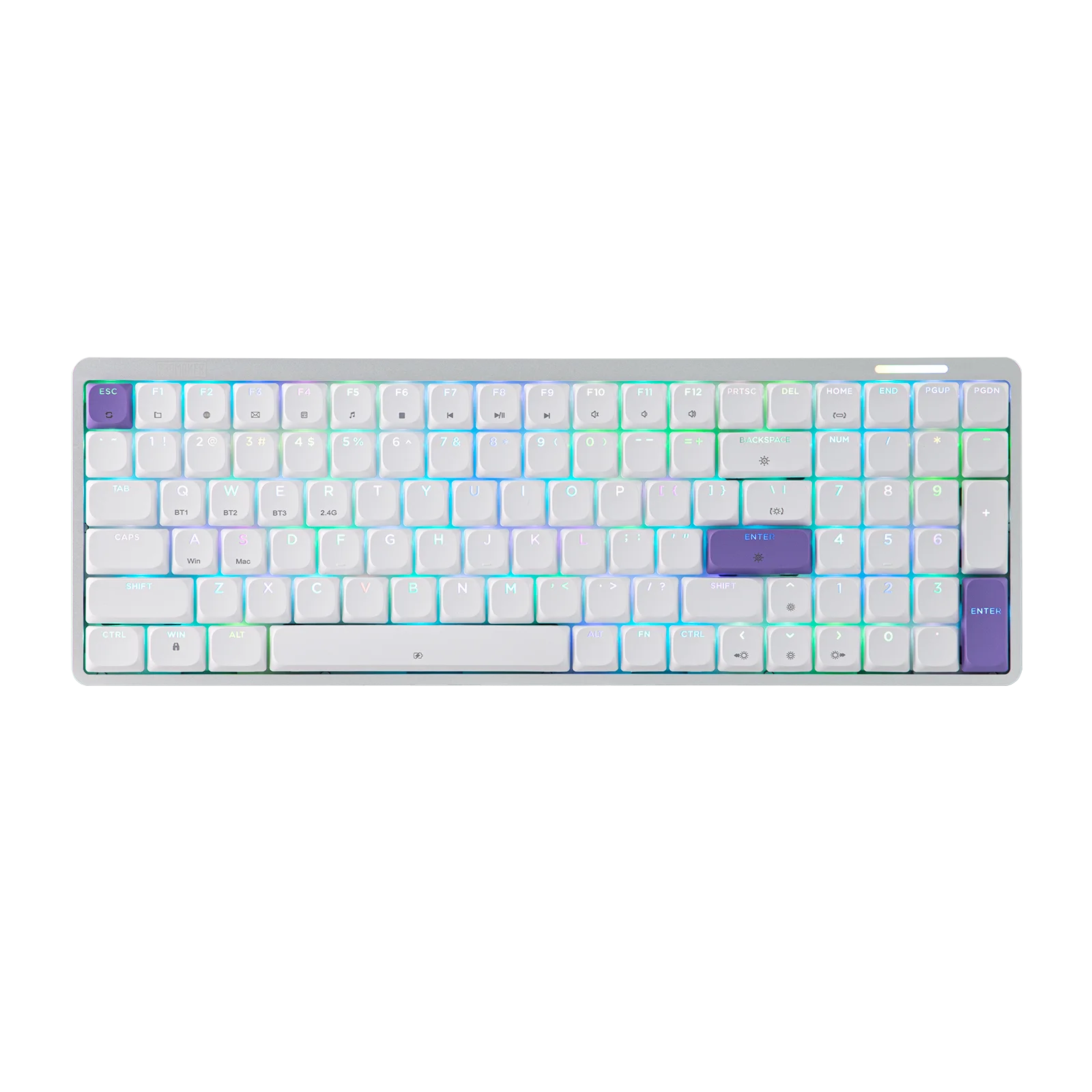 EPOMAKER LUMA100 Anodized Aluminum Mechanical Keyboard 96% QWERTY ANSI US Tri-Mode Wireless 3000mAh Battery