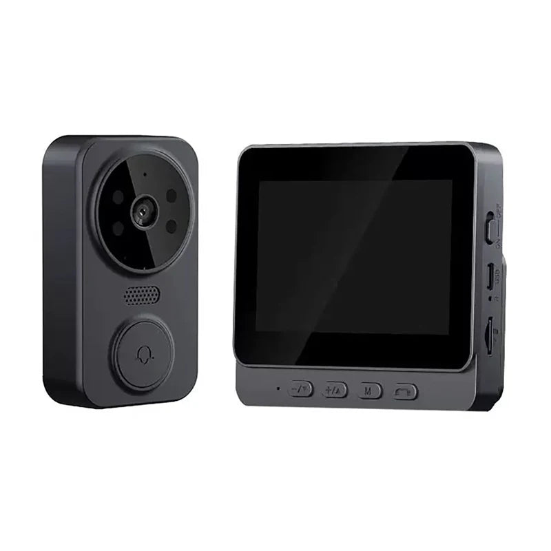 4.3 Inch WiFi Wireless Video Doorbell Two Way Video Intercom Outdoor HD Doorbell Camera Smart Home Security Visual Door Bell
