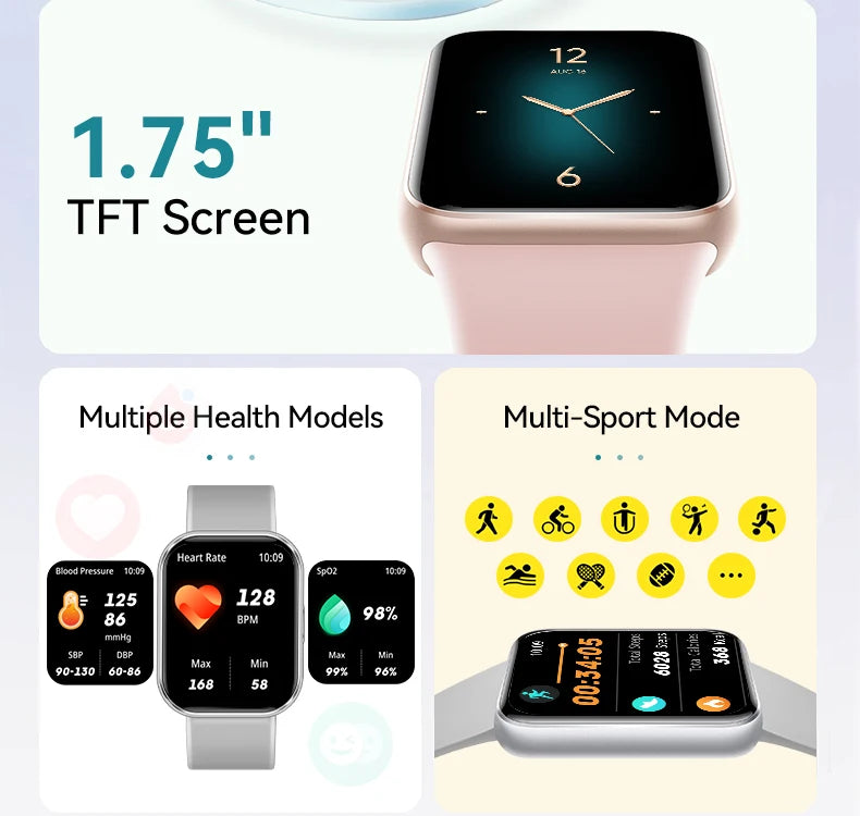 VALDUS VS13 Pro Smartwatch Woman Man Fitness Cycling Heart Rate Tracking Waterproof Voice Assistant BT Call 2026 New Smart Watch