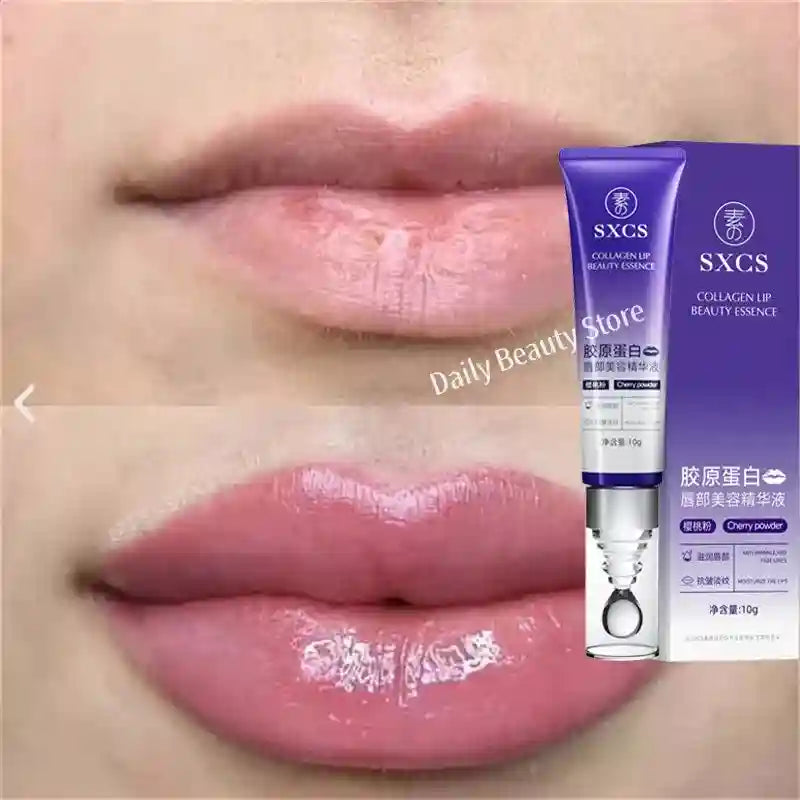 Lip Plumper Serum - Hydrating Anti-Wrinkle Treatment by Tidesmit Lip Care 1PCS Tidesmit