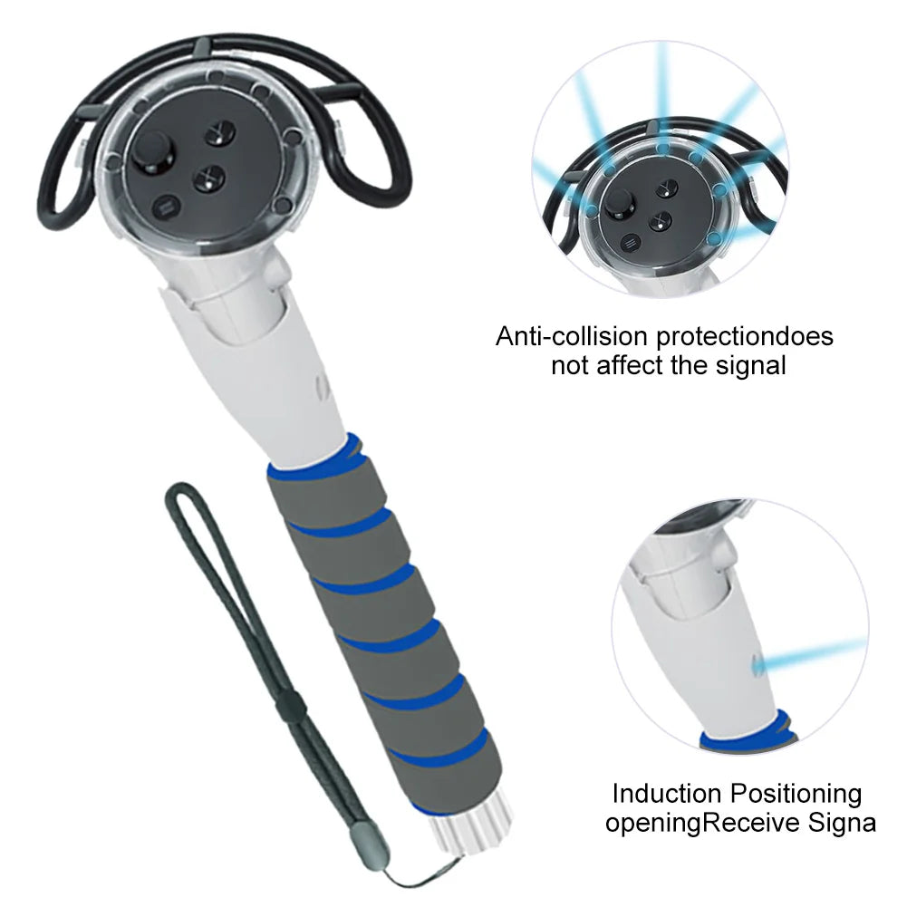 Meta Quest 3 VR Controller Grips - 3-in-1 Ergonomic Extended Handle Set Tidesmit