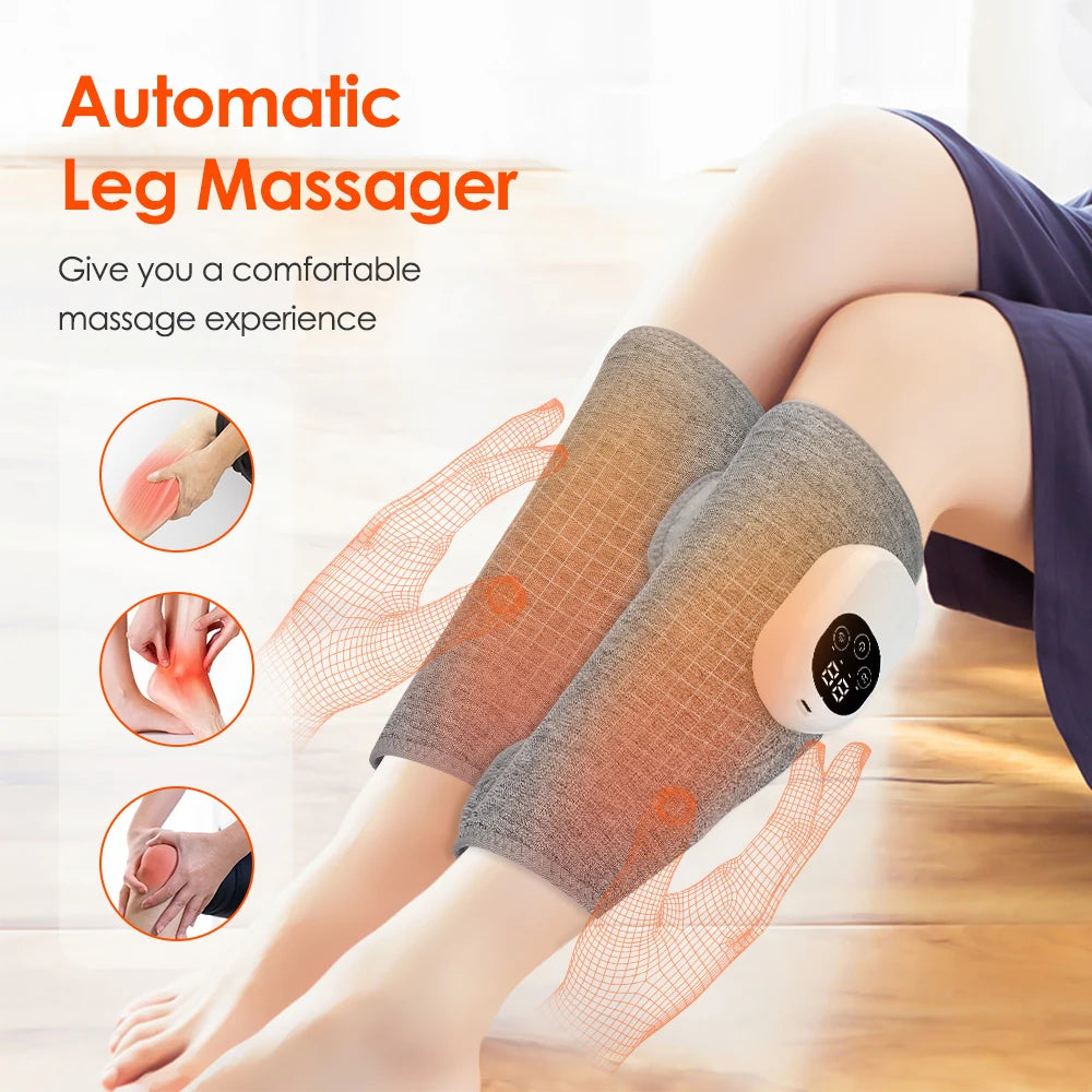 Portable Calf Massager with Heat - Air Compression Recovery Device Fascia Gun Tidesmit