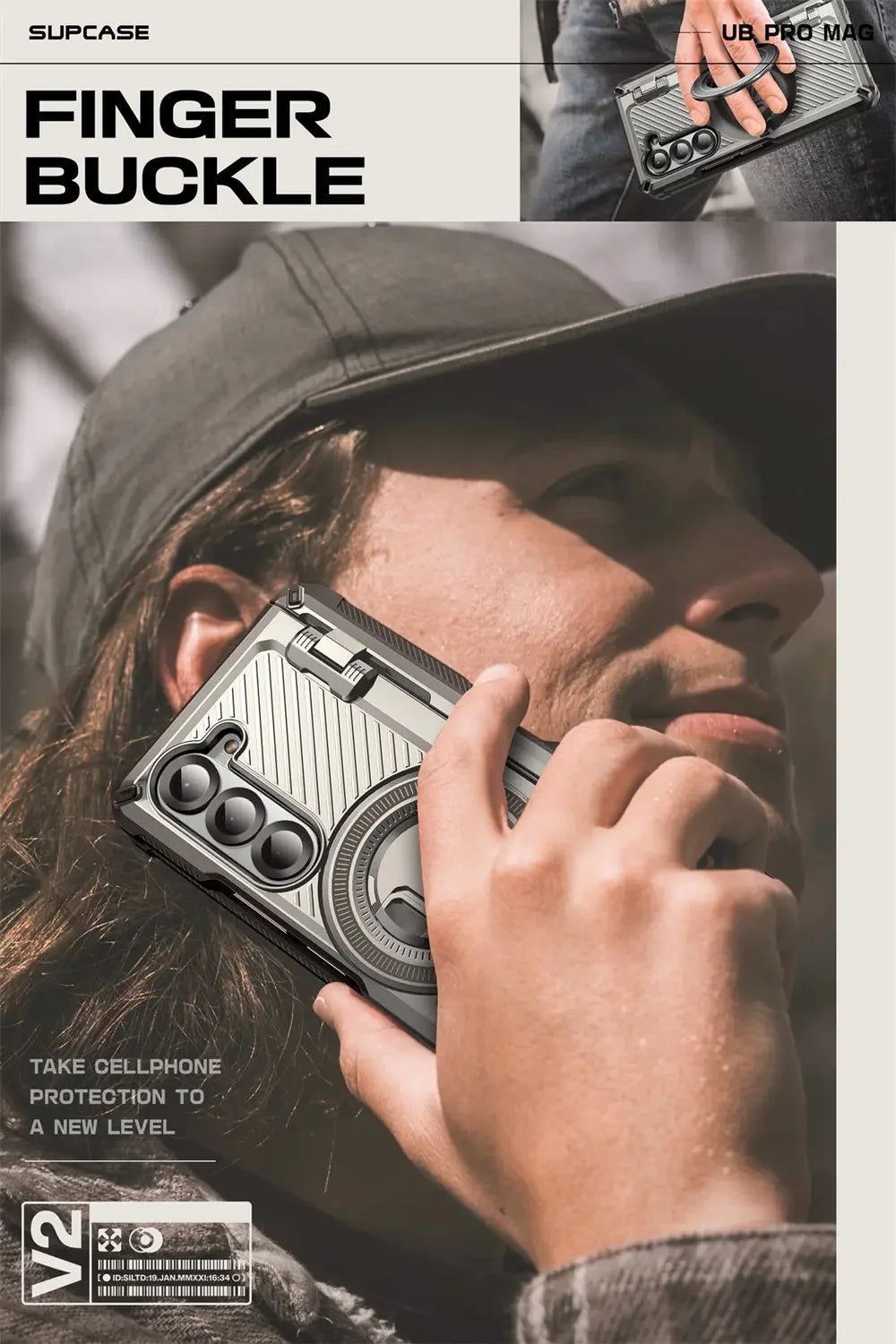 Samsung Galaxy Z Fold 6 Rugged Case with Screen Protector Tidesmit