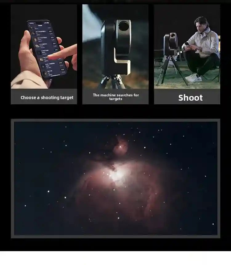 Seestar S50 Smart Telescope | All-In-One Digital Stargazing Kit Tidesmit