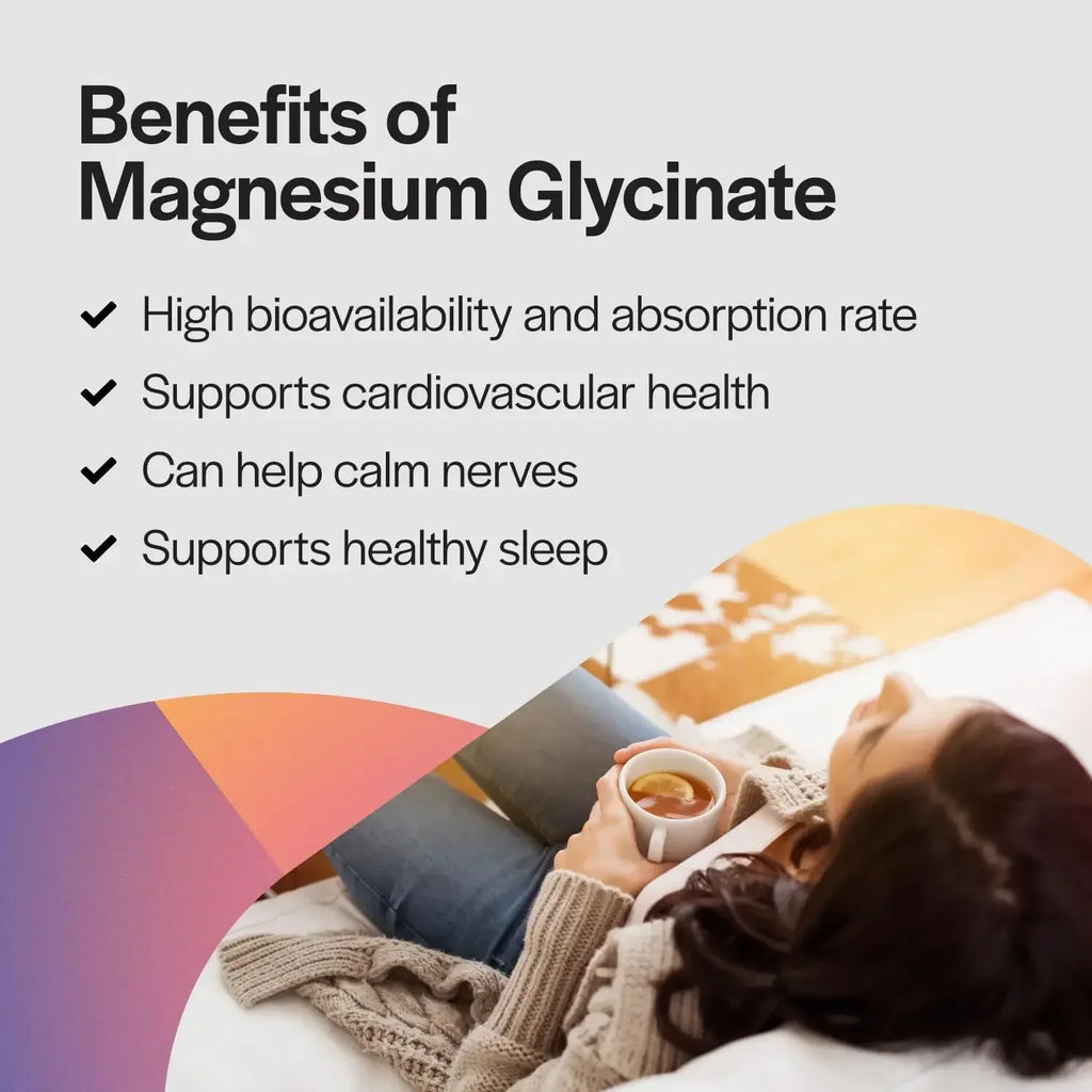 Magnesium Glycinate Transdermal Patches for Stress, Nerves, Sleep, Muscles, Metabolism 30 Patches