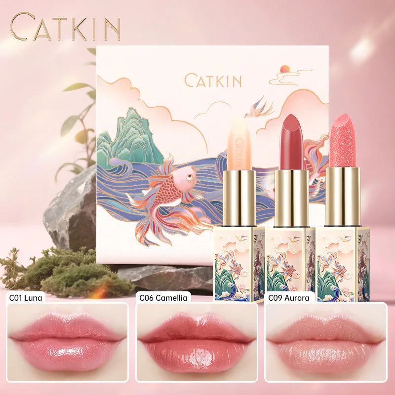 Color Changing Lip Balm: Hydrating Tinted Gloss by Tidesmit Lip Care C01 C06 C09 Tidesmit