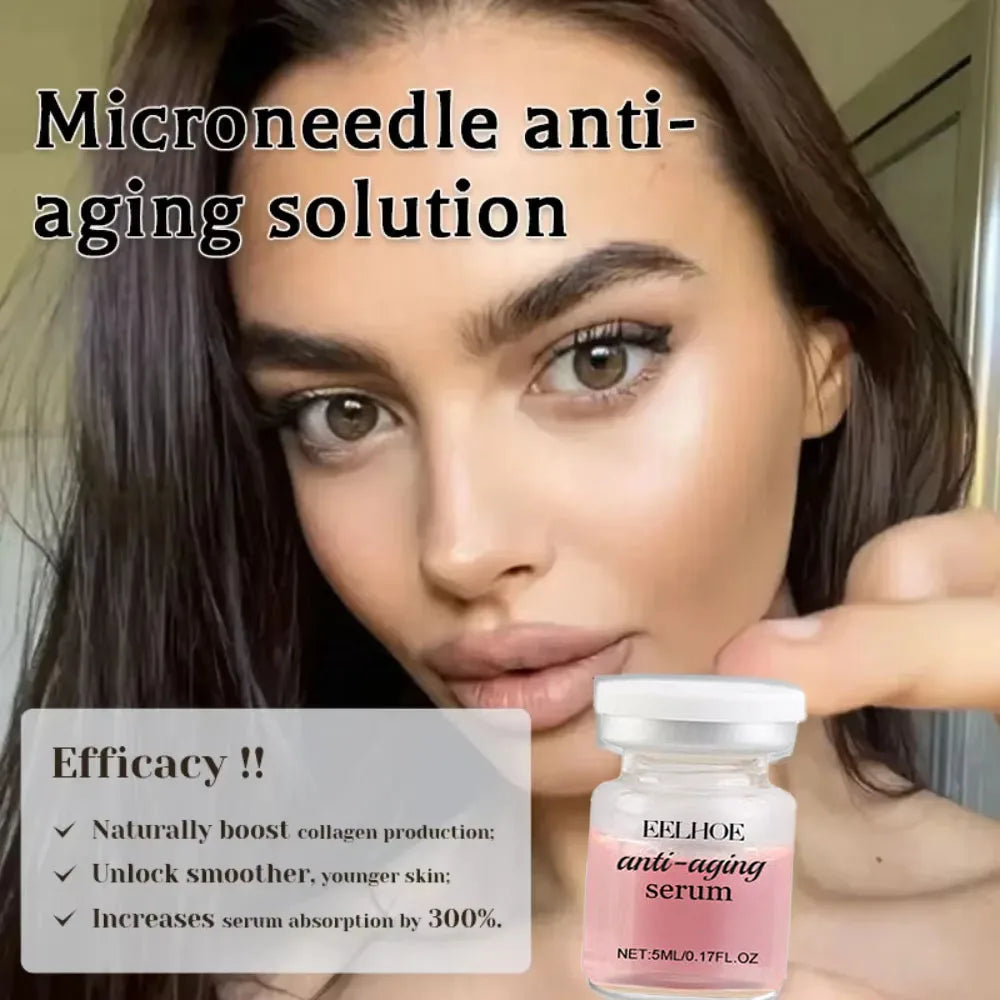 EELHOE Korea moisturizing anti-aging essence set with firming serum vials for daily fine line care and skin renewal.