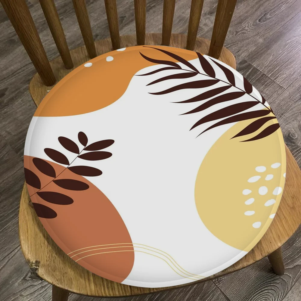 Palm Tree Leaves Art Chair Cushion Soft Office Car Seat Comfort Breathable 45x45cm Sofa Decor Tatami