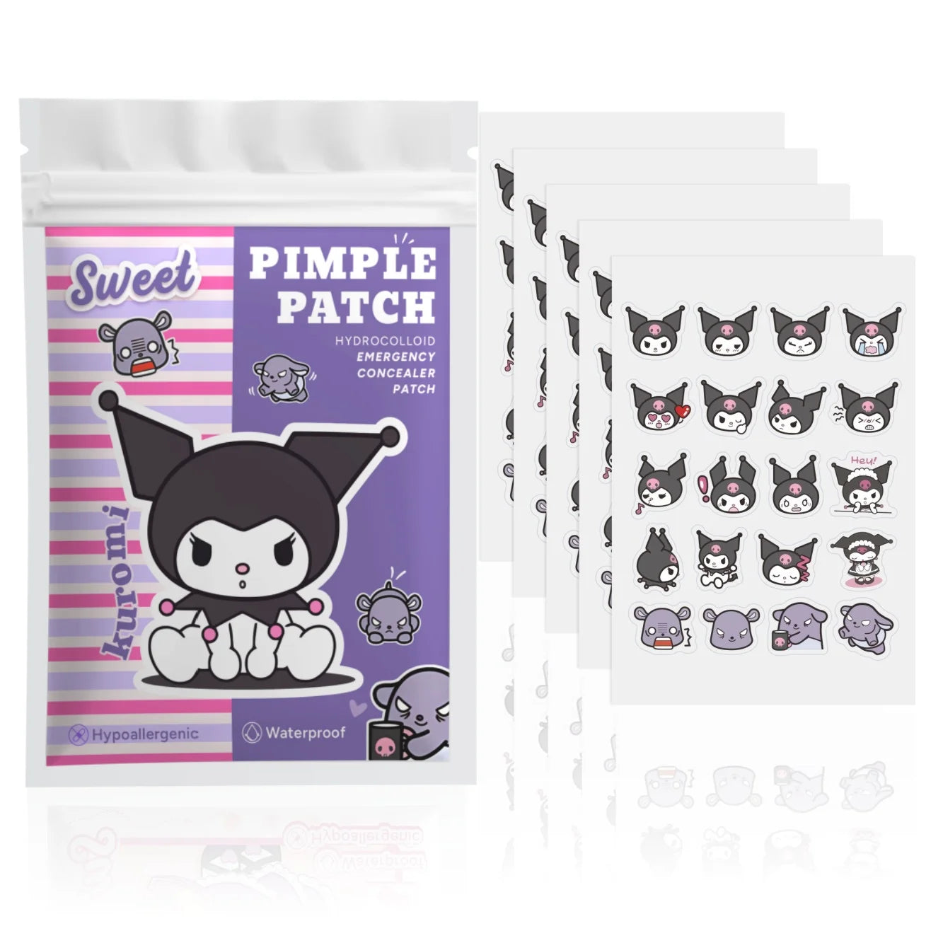 100PCS hello kitty Acne patches, facial acne patches, hydrogel acne removal patches, concealer